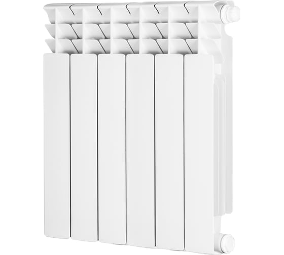 Изображение товара Биметаллический радиатор Radena CS 500 VC нижнее правое 6 секций 009010206-03