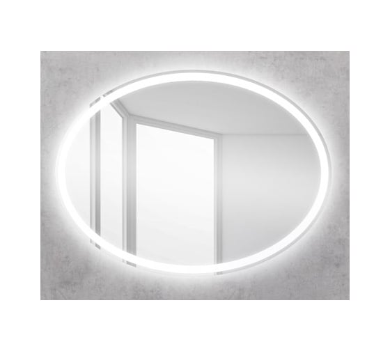 Изображение товара Зеркало со встроенным светильником и кнопочным выключателем BelBagno SPC-VST-600-800-LED-BTN