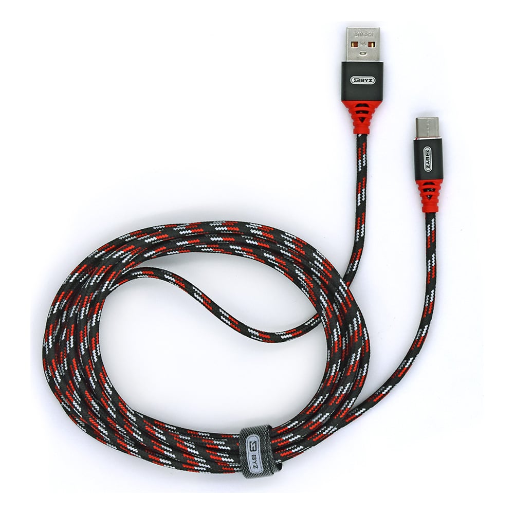 фото Тканевый usb-кабель byz