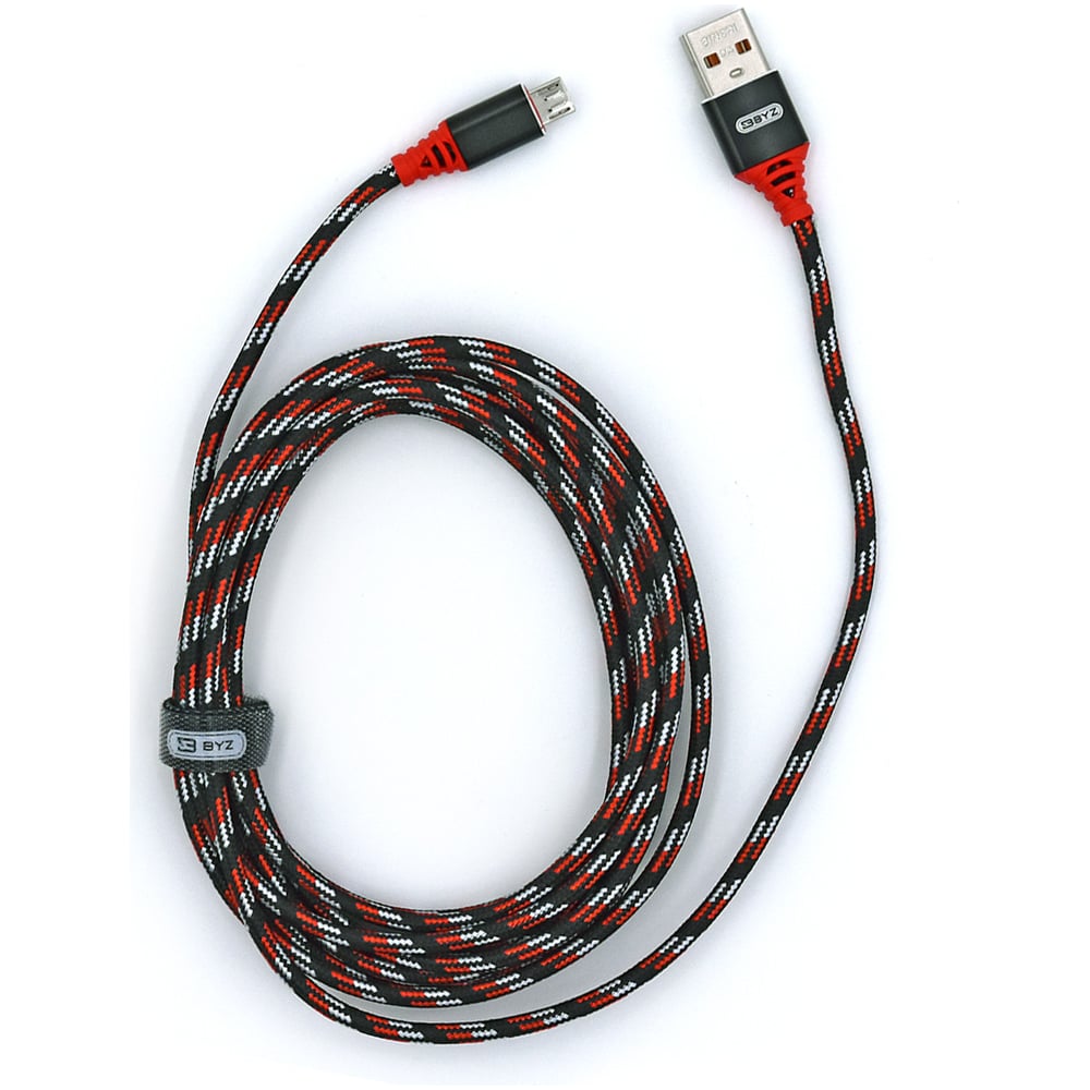 фото Тканевый usb-кабель byz