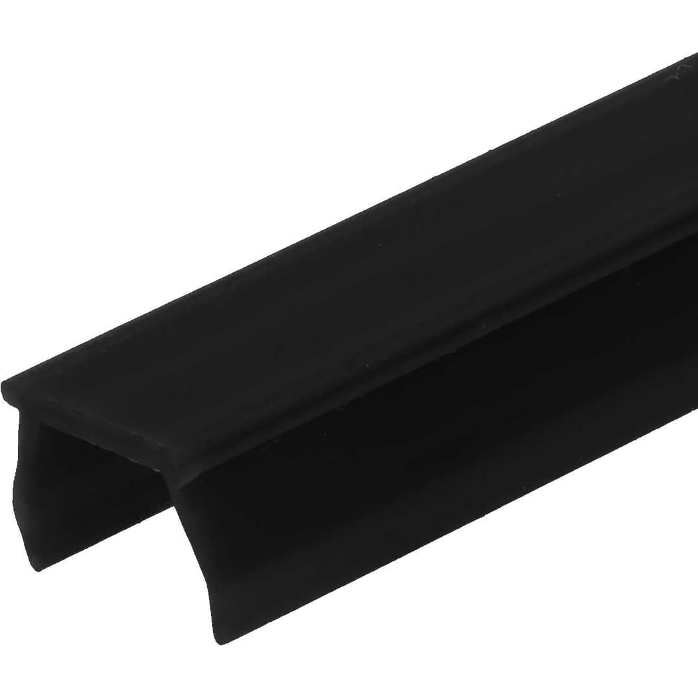 Изображение товара Заглушка пазовая АЛТЕРВИА U-образная для конструкционных профилей паз 8 черная