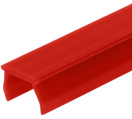 Изображение товара Заглушка пазовая АЛТЕРВИА U-образная, для конструкционных профилей, паз 8, красная A00807.1408x1