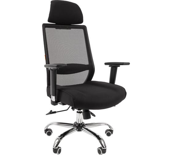Изображение товара Компьютерное кресло CHAIRMAN 555 LUX TW черный 00-07062965