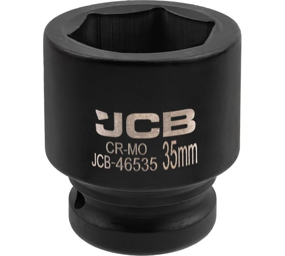 Изображение товара Головка ударная 6-гранная JCB 35 мм, 3/4DR JCB-46535(59548)