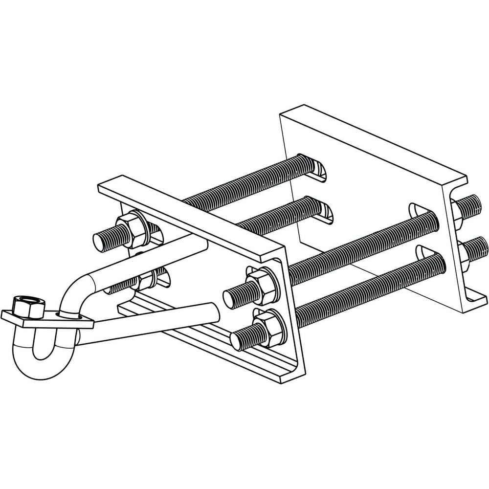 Изображение товара Крюк для железобетонных стоек ENSTO SOT142R 12500 Н сталь горячей оцинковки