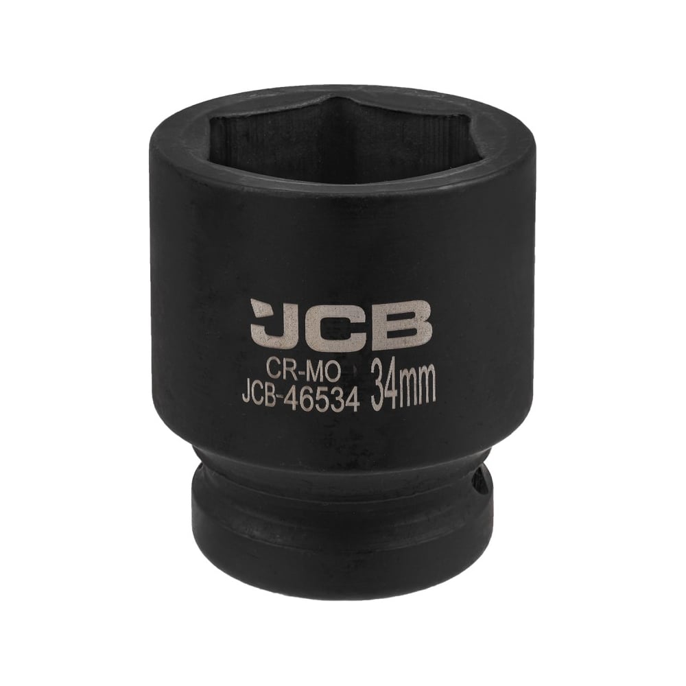 Изображение товара Головка ударная 6-гранная JCB 34 мм, торцевая, ударная, CrMo Изображение товара Головка ударная 6-гранная JCB 34 мм, торцевая, ударная, CrMo