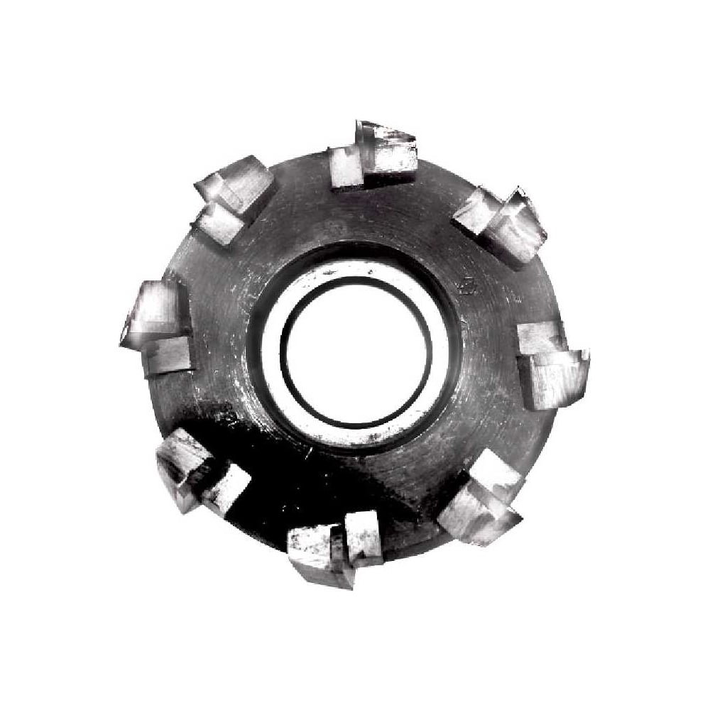 Изображение товара Фреза торцевая насадная ИНСТУЛС со вставными твердосплавными ножами, 200х60х50 мм, Z-12, Т5К10, 2214-0007 ГОСТ 24359-80 00001903572