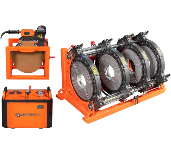 Изображение товара Аппарат для стыковой сварки полимерных труб VOLZHANIN Eco 355 с прибором протоколирования+НАКС (110-355) НАКС