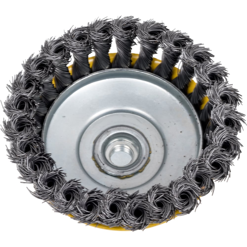 Изображение товара Щетка для УШМ ЭВРИКА 125мм, М14, стальная проволока