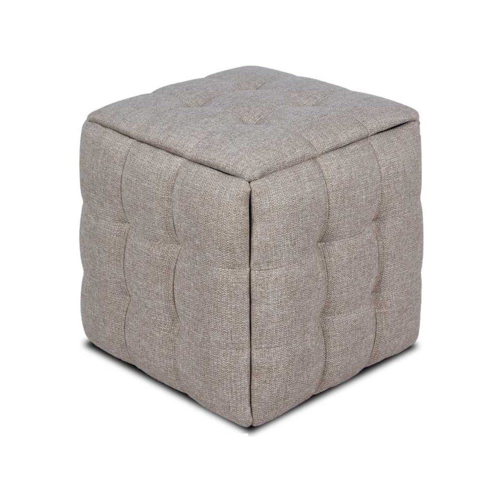 Изображение товара Пуф-трансформер Divan24 5 в 1 бежевый рогожка 50x50x53 см