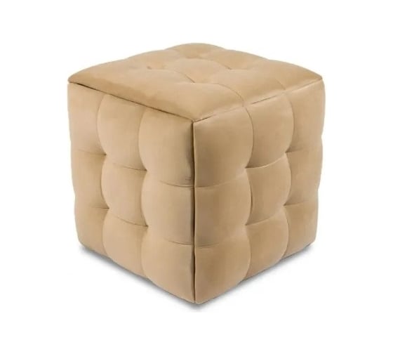 Изображение товара Пуф-трансформер Divan24 5 в 1 бежевый, велюр, 50x50x53 см 63000184
