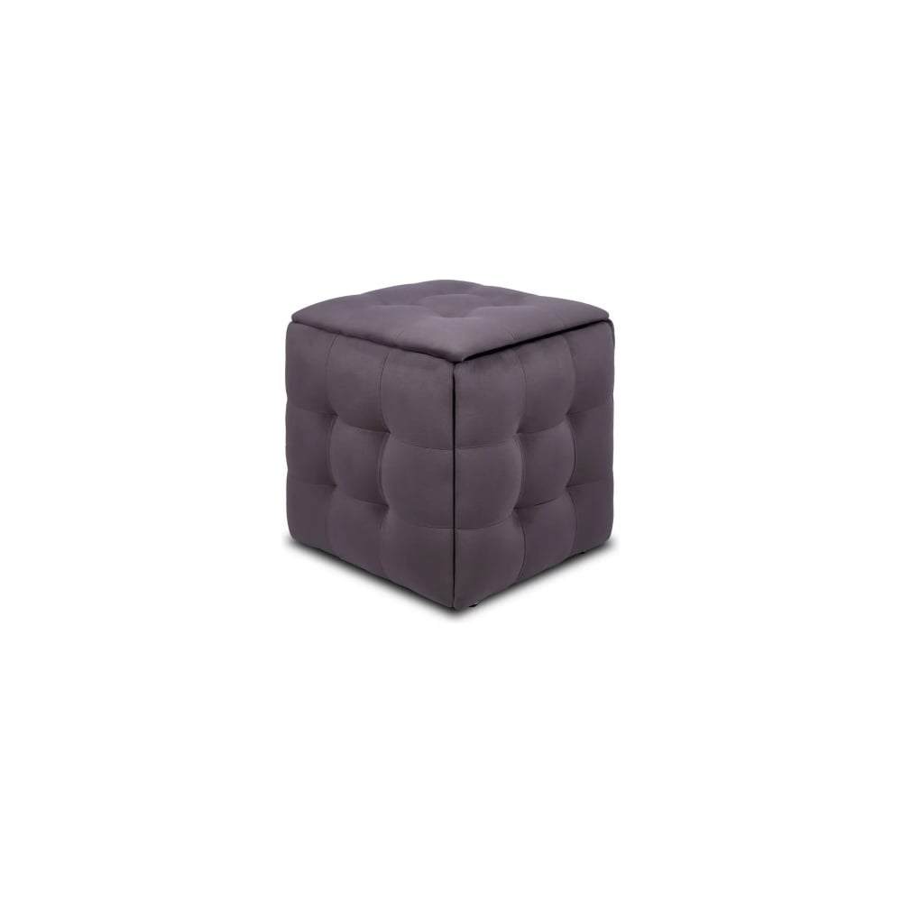 Изображение товара Пуф-трансформер Divan24 5 в 1 серо-фиолетовый велюр, компактный и многофункциональный