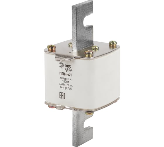 Изображение товара Плавкий предохранитель ЭРА PRO ppn4141000 ППН341, габарит 4, 1000А Б0064031