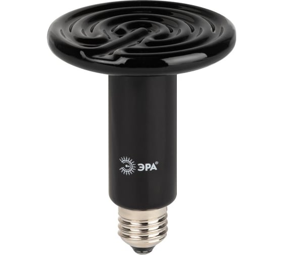 Изображение товара Инфракрасная лампа ЭРА FITO200WНQ керамическая, серия CeramiHeat, модель RX, для брудера, рептилий, 200 Вт Б0059885