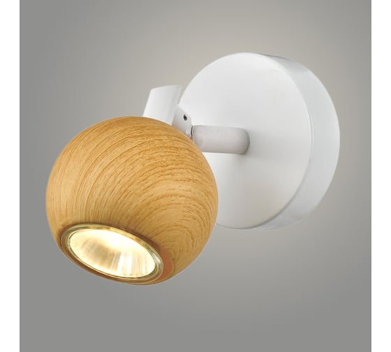 Изображение товара Спот РОСТОК 22000/1 WOOD+WT дерево/белый 1x25W GU10 h115, WAN23 988033883