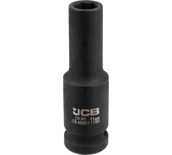 Изображение товара Головка ударная глубокая 6-гранная JCB 11 мм, 1/2DR JCB-4458511(59472)