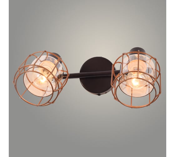 Изображение товара Спот РОСТОК 23090024/2 COF+FGD кофе/золото 2x40W E14 h165, XLD23 988367725