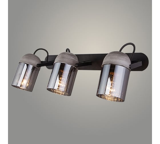 Изображение товара Спот РОСТОК 23090027/3 BK+GR черный/серый 3x40W E27 h230, XLD23 988367743