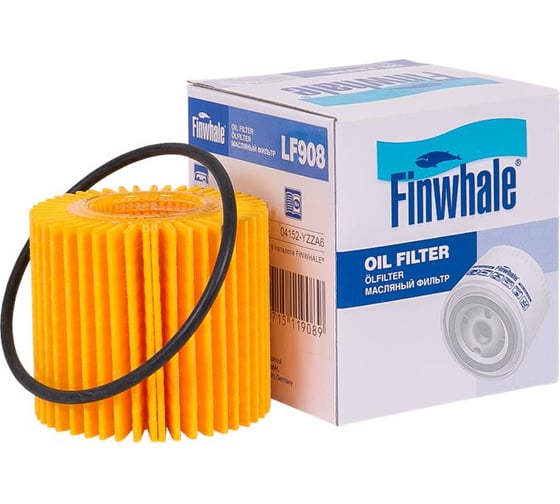 Изображение товара Фильтр масляный /картридж/ Corolla /08-/ / Verso /09-/ / Rav 4 /08-/ / Auris /09-/ /  FINWHALE LF908