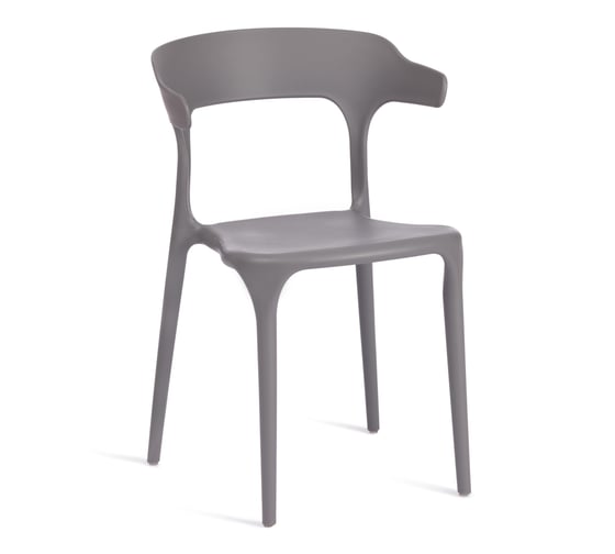 Изображение товара Стул Tetchair TON (mod. PC33) пластик, 48x48x74 см, темно-серый 24693
