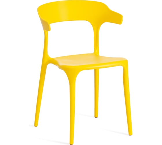 Изображение товара Стул Tetchair TON (mod. PC33) пластик, 48x48x74 см, желтый 24694