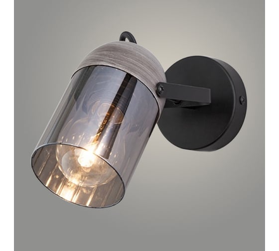 Изображение товара Спот РОСТОК 23090027/1 BK+GR черный/серый 1x40W E27 h170, XLD23 988367741