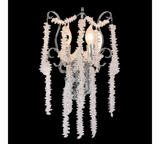 Изображение товара Бра РОСТОК 3556/2W CR хром/хрусталь 2x40W E14 h350, MIX23 988371922