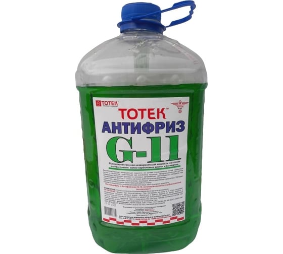 Изображение товара Антифриз Тотек зеленый G11 5л ПЭТ G11005PET