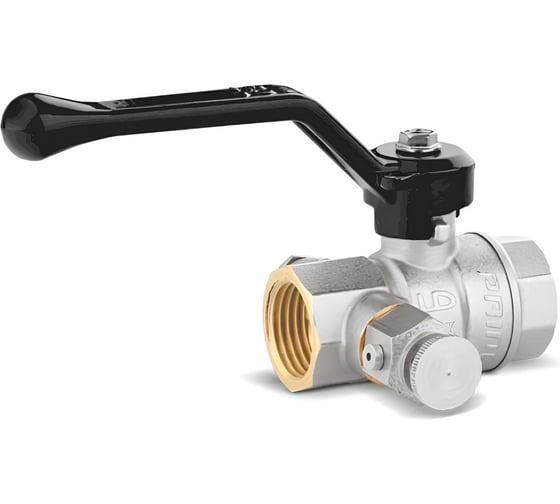 Изображение товара Кран шаровой LD Pride латунь, спускной, Ду15, Ру40, м/м рычаг 44.345.15 107-9006