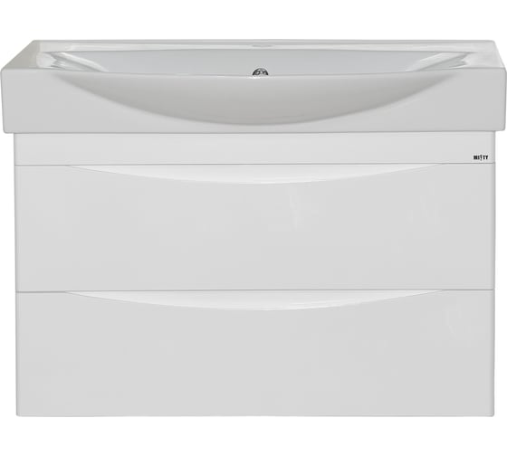 Изображение товара Подвесная тумба Misty Элвис-85 2 ящика, белая эмаль П-Элв01085-0112ЯПо