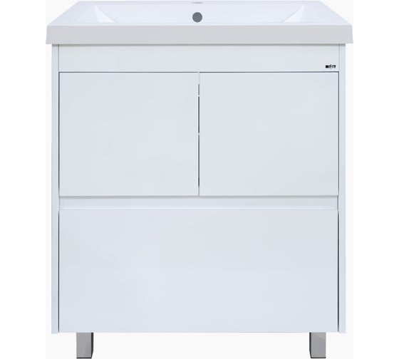 Изображение товара Тумба Misty Алиса - 58 1 ящик, напольная, белая эмаль Э-Али01058-0112Я