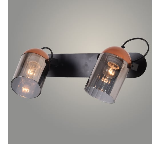 Изображение товара Спот РОСТОК 23090026/2 BK+FGD черный/золото 2x40W E27 h230, XLD23 988367739