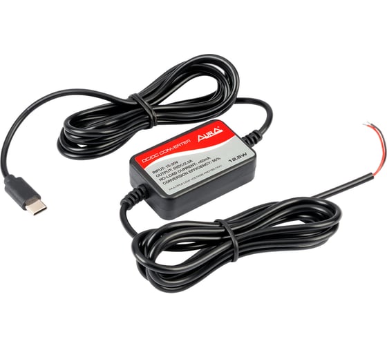 Изображение товара Зарядный кабель AURA USB Type C с предохранителем, 3 метра TPA-U033