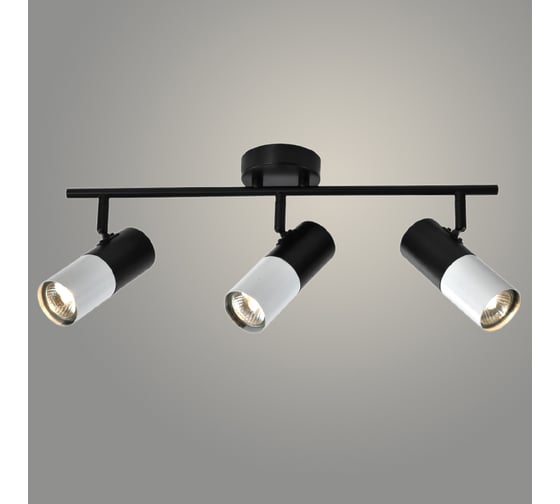 Изображение товара Спот РОСТОК 23210/3B BK+WT черный/белый 3x25W GU10 h130, WAN23 988367612