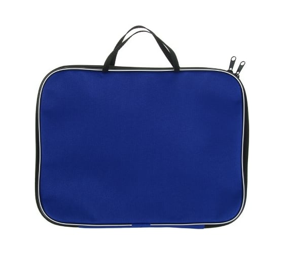 Изображение товара Папка с ручками Calligrata Офис текстиль А4 20 мм 350x270 мм, нейлон 600D, синяя ПМ/1 3297371