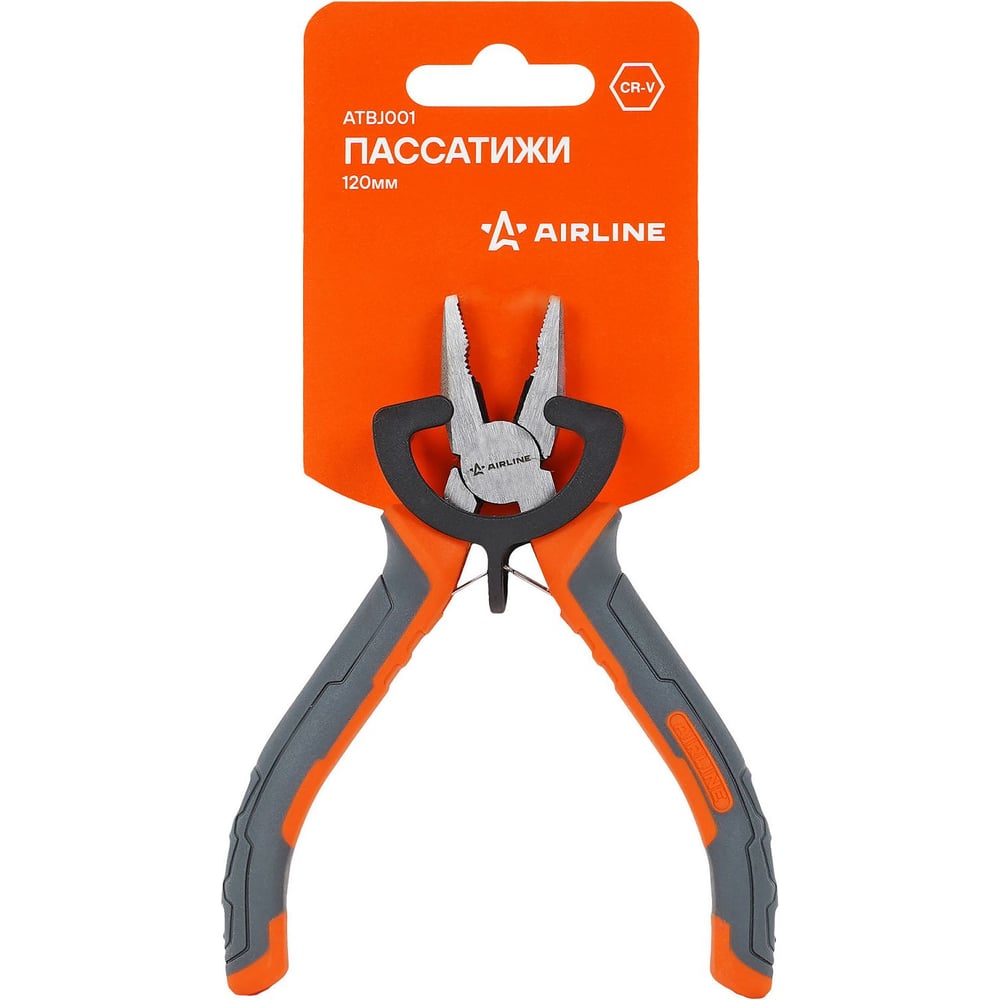 Изображение товара Пассатижи Airline 120 мм ATBJ001 для бытовых задач с резубой и перекусыванием проволоки