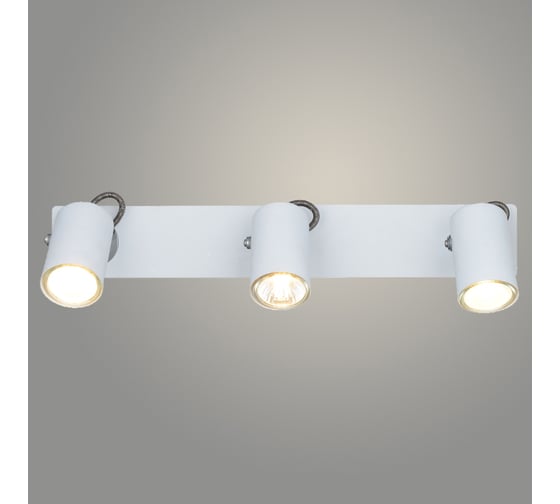 Изображение товара Спот РОСТОК L08006/3 WT+CR белый/хром 3x50W GU10 h105, LNX22 988013838