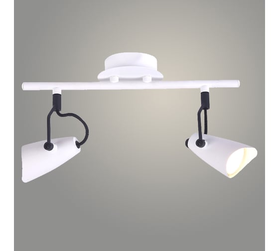 Изображение товара Спот РОСТОК L08007/2 WT+BK белый/черный 2x50W GU10 h190, LNX22 988013842