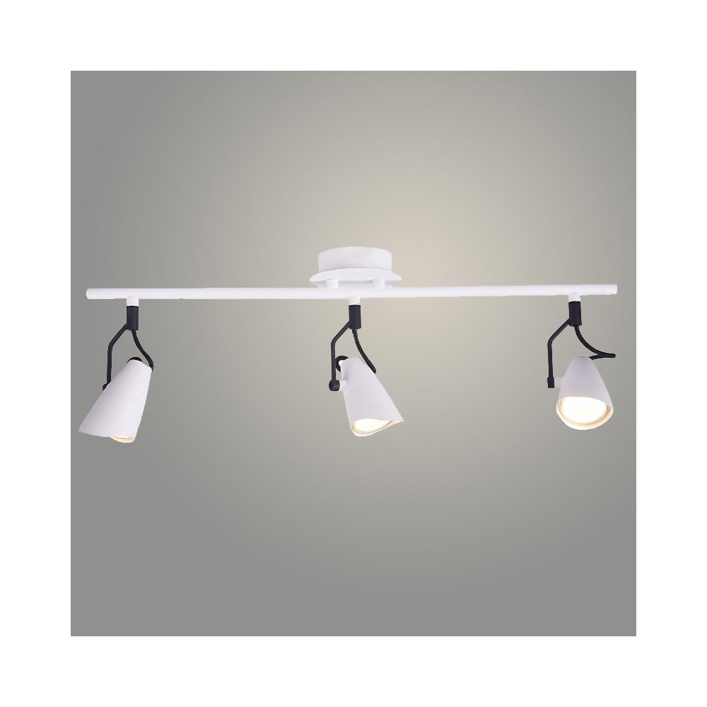 Изображение товара Спот РОСТОК L08007/3 WT+BK белый/черный 3x50W GU10 h190, LNX22 988013843
