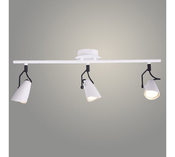 Изображение товара Спот РОСТОК L08007/3 WT+BK белый/черный 3x50W GU10 h190, LNX22 988013843