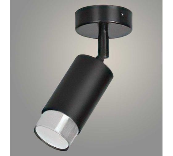 Изображение товара Спот РОСТОК 964/1 BK+CR черный/хром 1x50W GU10 h190, XLD23 98803130101