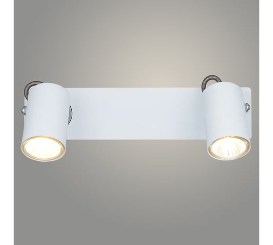 Изображение товара Спот РОСТОК L08006/2 WT+CR белый/хром 2x50W GU10 h105, LNX22 988013837