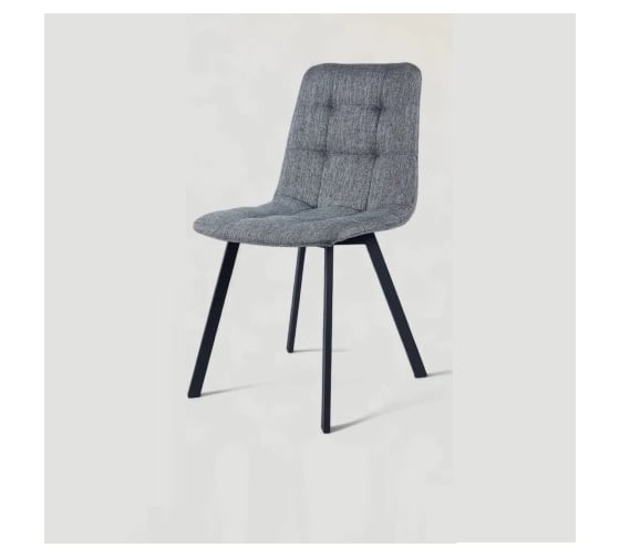 Изображение товара Набор стульев обеденных Divan24 Трон лайт 2 темно-серый, 4 шт 77400001