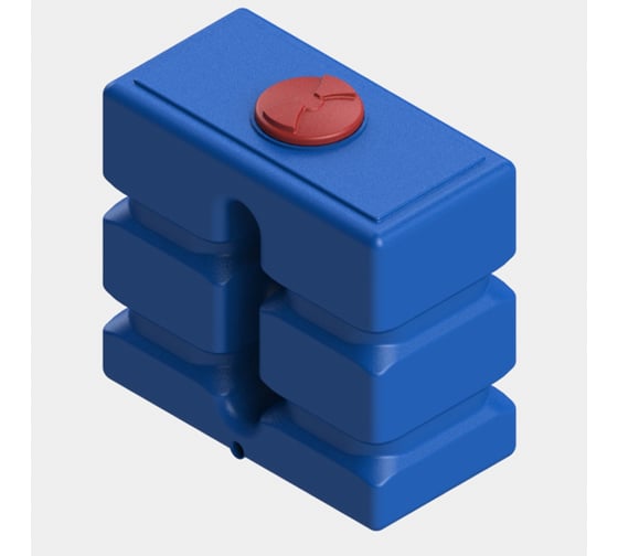 Изображение товара Емкость с крышкой Asplast П1000Д EL-22P-CA-P1000L-DB