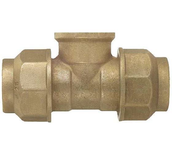 Изображение товара Латунный тройник FIV ПНД, 40ц.-1 1/4внут.-40ц F.I.V. 07703114
