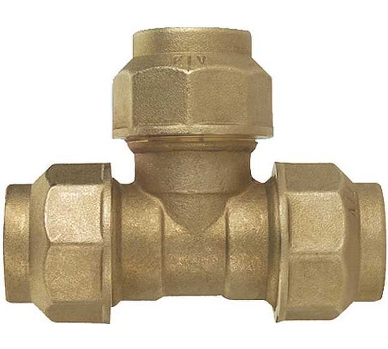 Изображение товара Латунный тройник FIV ПНД, 20ц.-20ц-20ц F.I.V. 07704012
