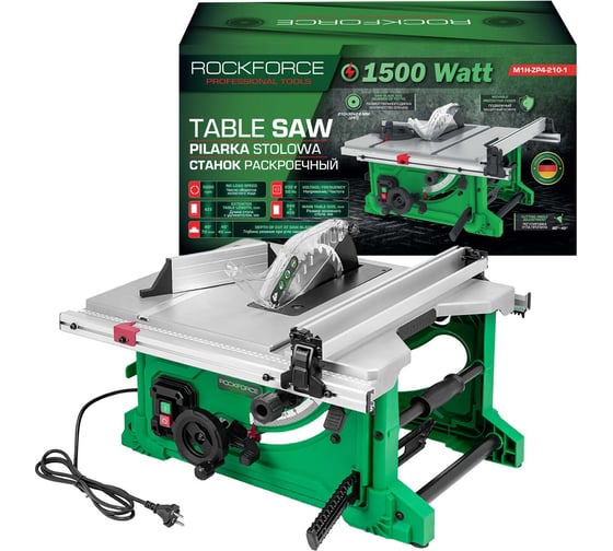 Изображение товара Станок раскроечный Rockforce 1500 Вт, 5000 об/мин, размер диска 210х30х2,6 мм RF-M1H-ZP4-210-1(61242)