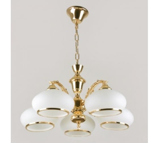 Изображение товара Люстра РОСТОК 7009/5AA FGD французское золото 5x40W E27 d520 h620, KLD19 987682881