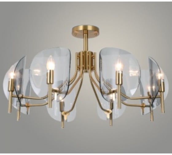 Изображение товара Люстра РОСТОК 74533/8 BR латунь 8x40W E14 d810 GAN22 988025029