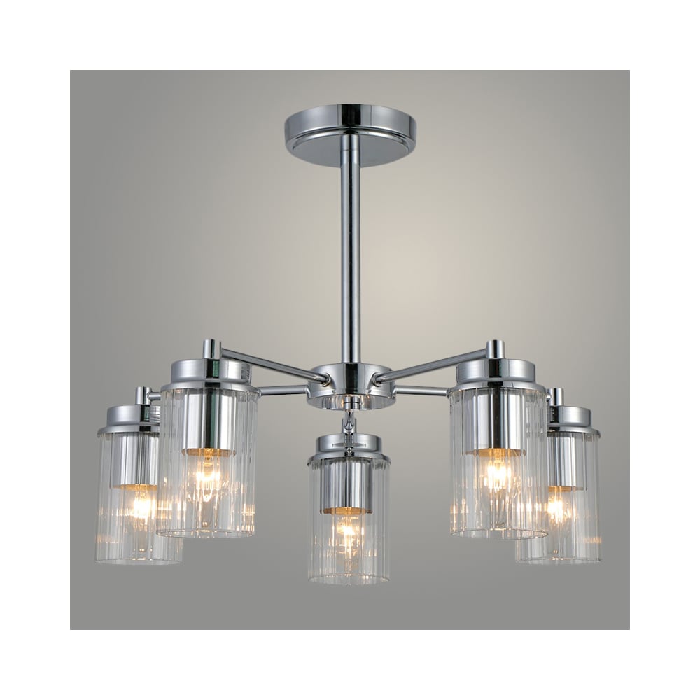 Изображение товара Люстра РОСТОК 74663/5 CR хром 5x40W E14 подвесная декоративная